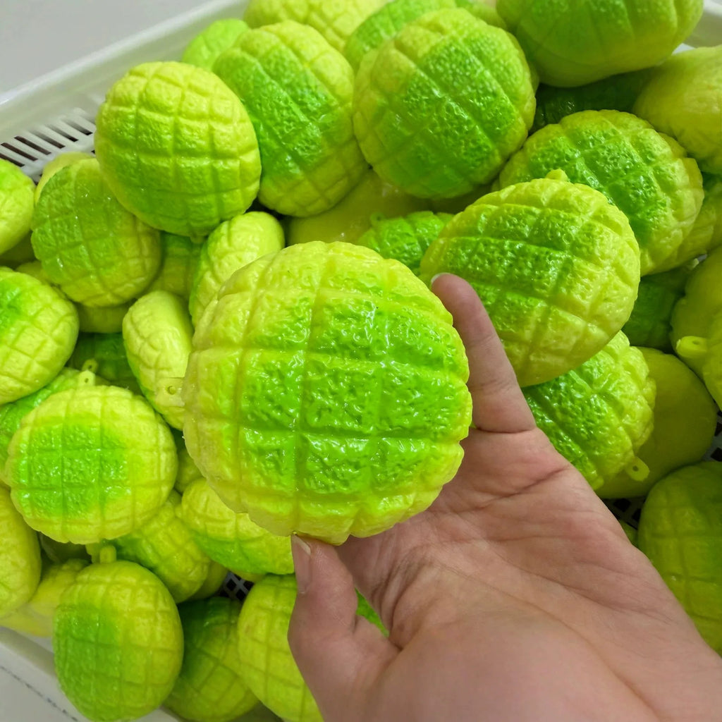Green Pineapple Bun Stress Ball Toast Squishy Toy Moldable Slow Rebound Squeeze Ball ASMR Sensory Anti Stress Fidget Squeeze Toy