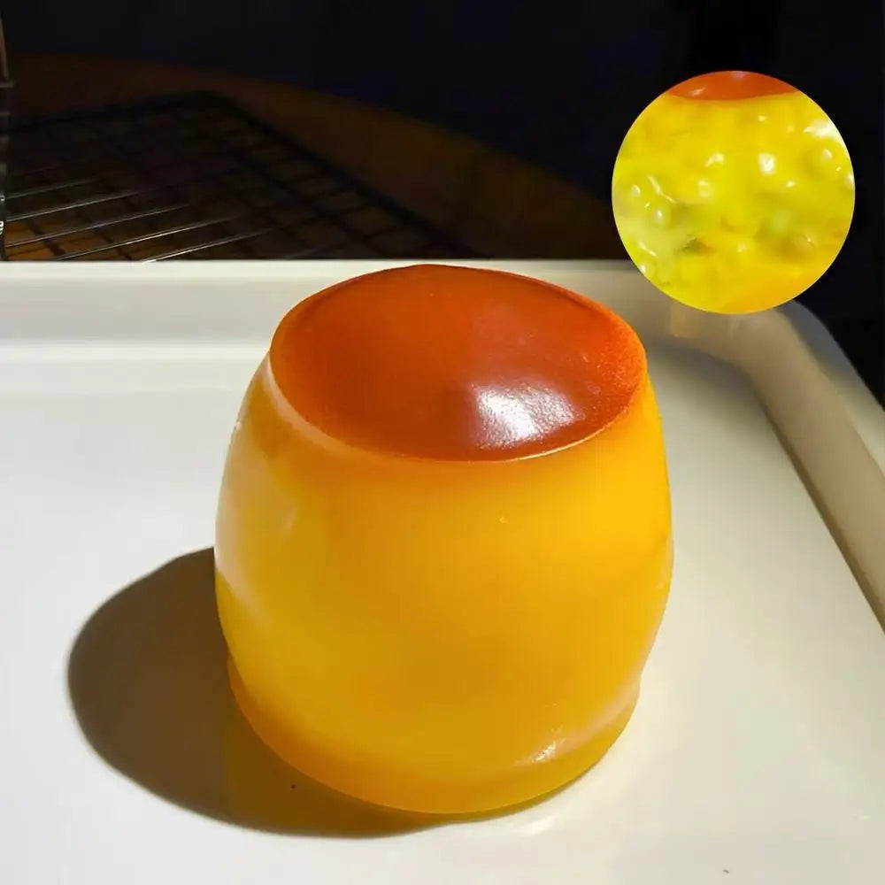 Hot Fruit Stress Ball Crunchy Squeeze Ball Squishy Cheese Peanut Soft Block Feel Fidget Toy ASMR Sensory Anti Stress Ball Adults