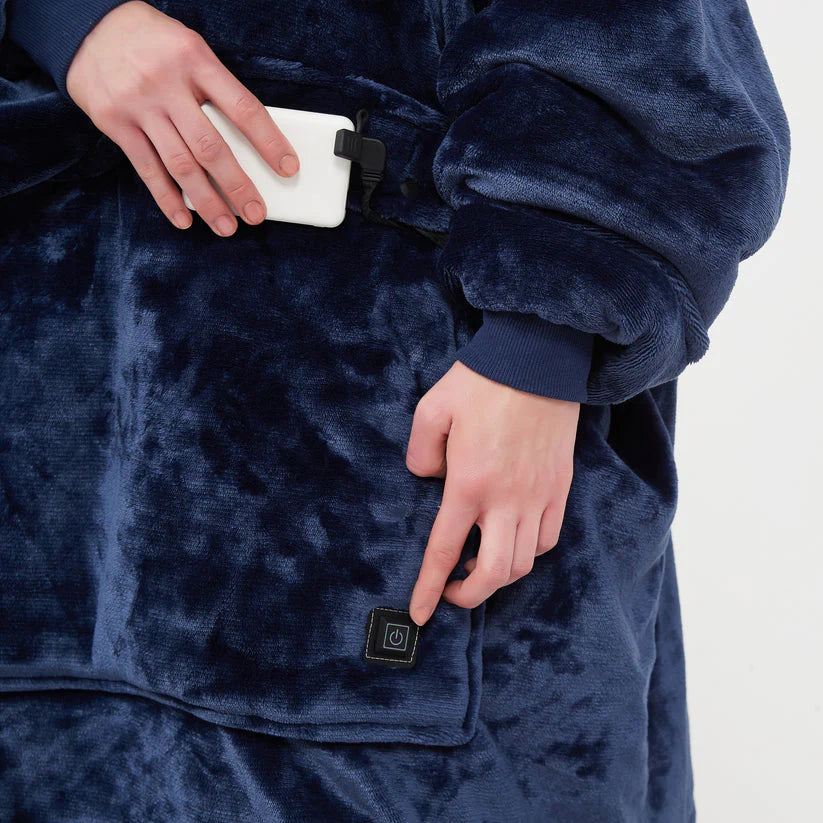 Heated Hoodie Blanket – Wearable Warmth for Cozy Season