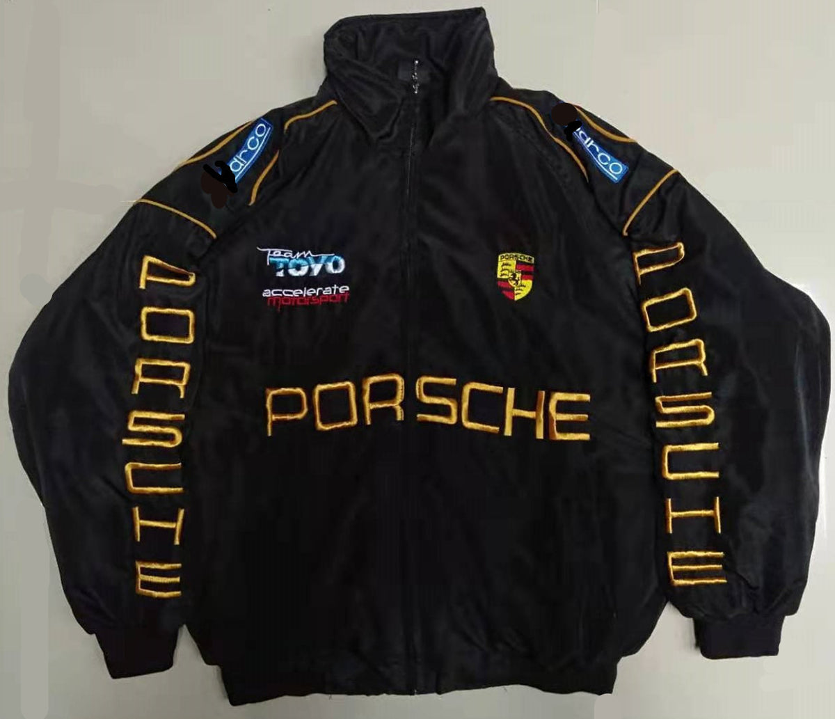 F1 Racing Jacket – Vintage Embroidered Motorsport Outerwear