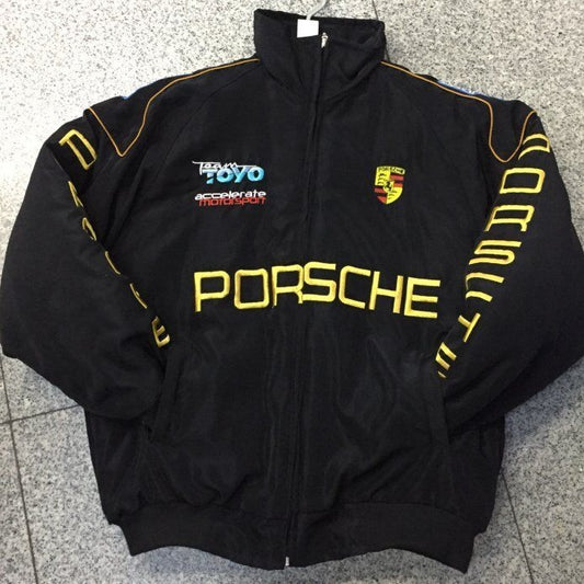 F1 Racing Jacket – Vintage Embroidered Motorsport Outerwear