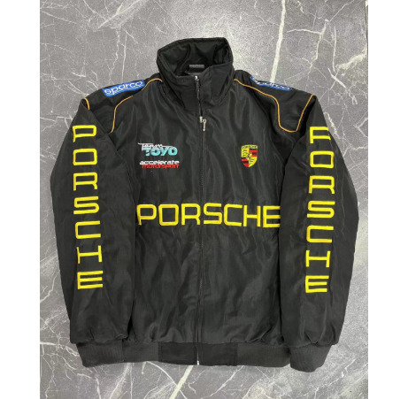 F1 Racing Jacket – Vintage Embroidered Motorsport Outerwear