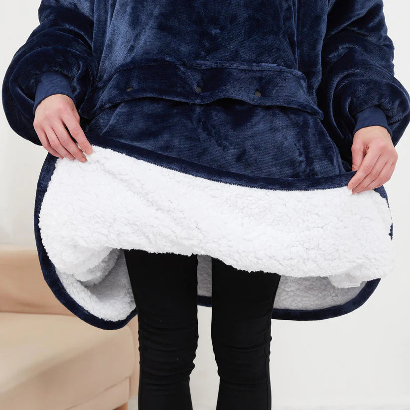 Heated Hoodie Blanket – Wearable Warmth for Cozy Season