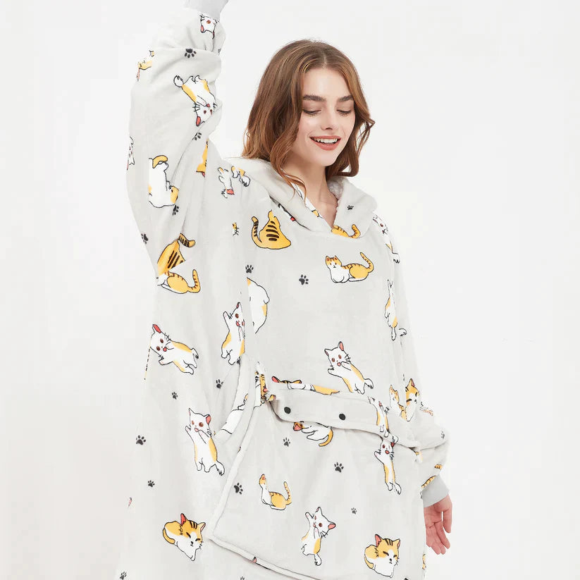 Heated Hoodie Blanket – Wearable Warmth for Cozy Season