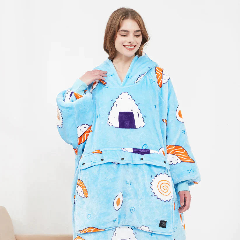 Heated Hoodie Blanket – Wearable Warmth for Cozy Season