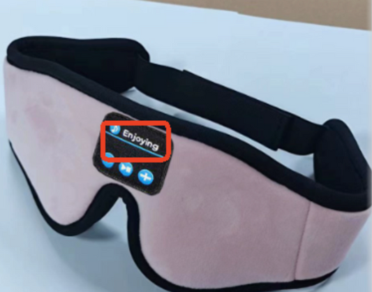 Bluetooth Sleep Mask with 3D Eye Cavity – Wireless Music & Total Darkness