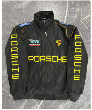 F1 Racing Jacket – Vintage Embroidered Motorsport Outerwear