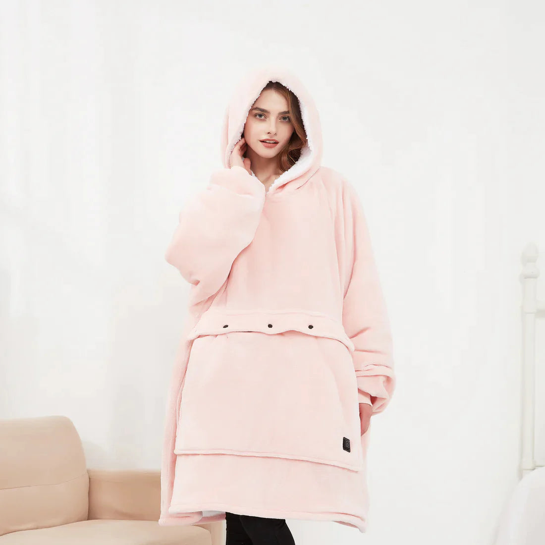 Heated Hoodie Blanket – Wearable Warmth for Cozy Season